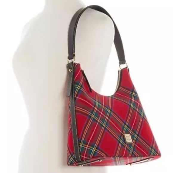 Dooney & Bourke Tartan Hobo Satchel - NWT (New) - Picture 4 of 5